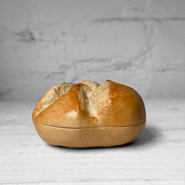 Augarten Hand-Painted Porcelain Bread Roll Box