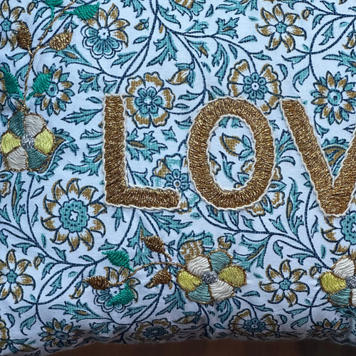 CSAO "Love" Embroidered Cushion CC03