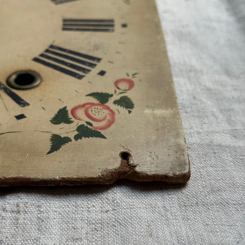 19th-century Wooden Clock Face (#3)