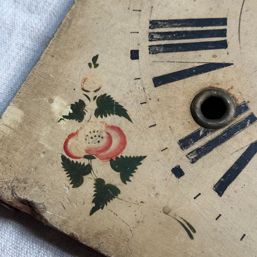 19th-century Wooden Clock Face (#3)