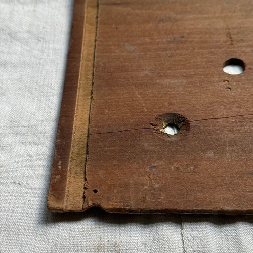 19th-century Wooden Clock Face (#3)