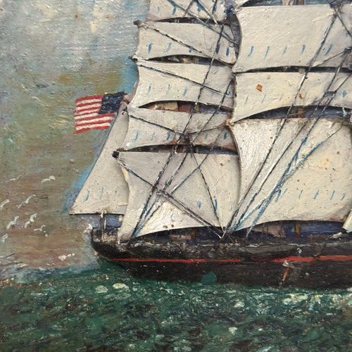 19th-century "Free Cuba" Ship Diorama