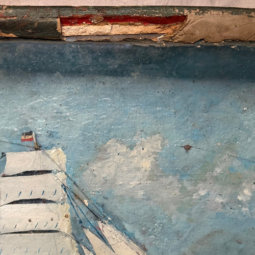 19th-century "Free Cuba" Ship Diorama