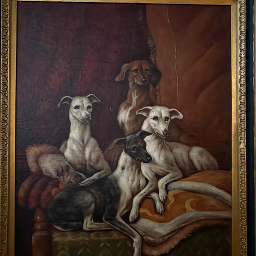 19th-century Dog Portrait