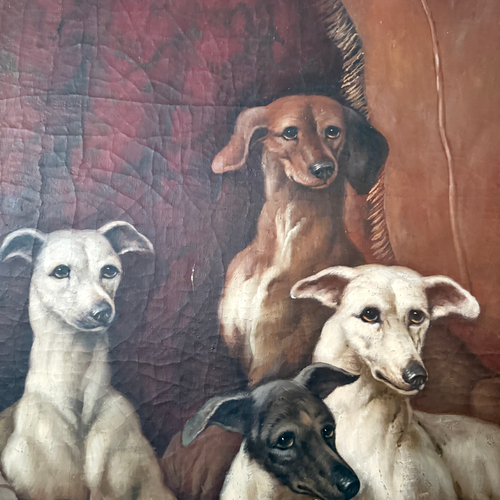 19th-century Dog Portrait