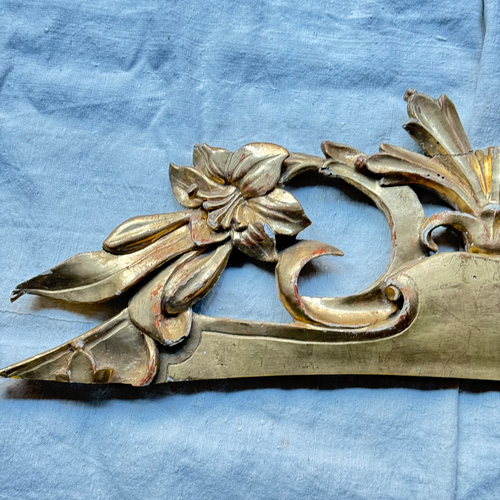 18th-century Austrian Gilt Over Door Architectural Element