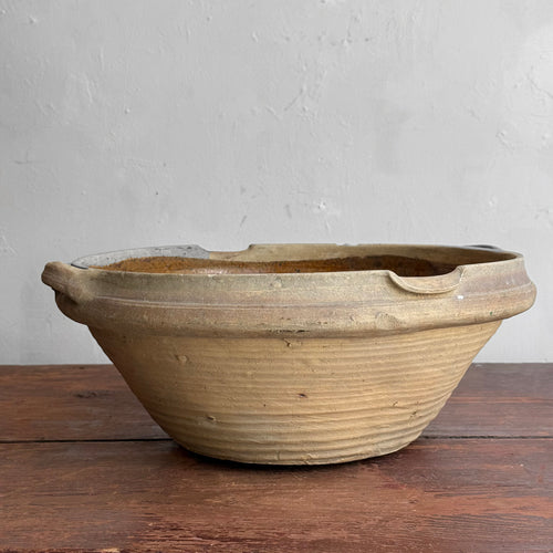 19th-century French Ceramic Glazed Tian Bowl