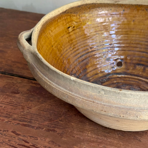 19th-century French Ceramic Glazed Tian Bowl