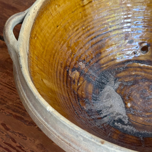 19th-century French Ceramic Glazed Tian Bowl