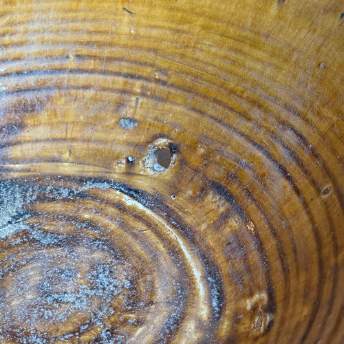 19th-century French Ceramic Glazed Tian Bowl