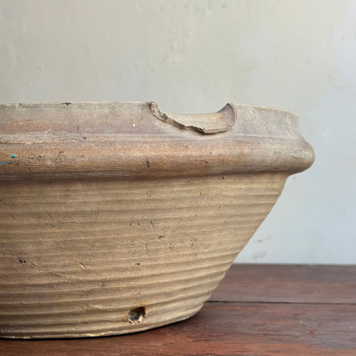 19th-century French Ceramic Glazed Tian Bowl