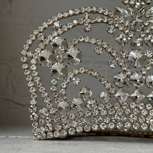 Small Crystal Jeweled Glass Crown