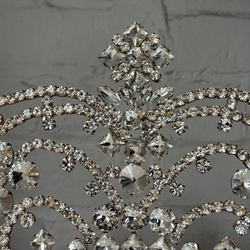 Small Crystal Jeweled Glass Crown
