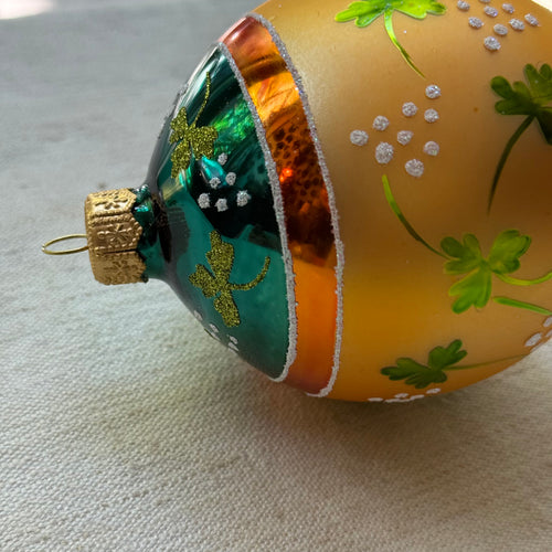 Reflector Ornament with a Vine Design