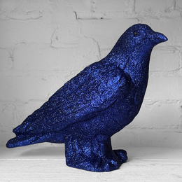 Ino Schaller Glitter Crow in Navy