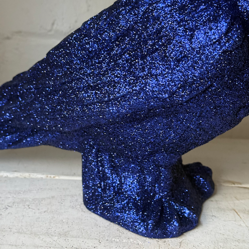Ino Schaller Glitter Crow in Navy
