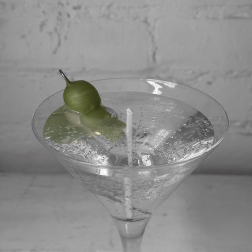 Martini Glass Candle