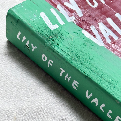 Leanne Shapton "Lily of the Valley" Painted Wooden Book