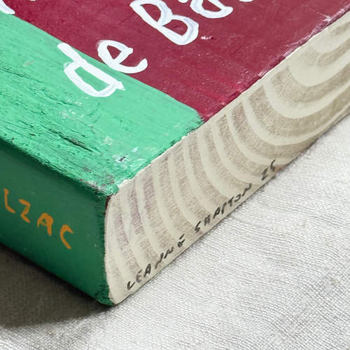 Leanne Shapton "Lily of the Valley" Painted Wooden Book