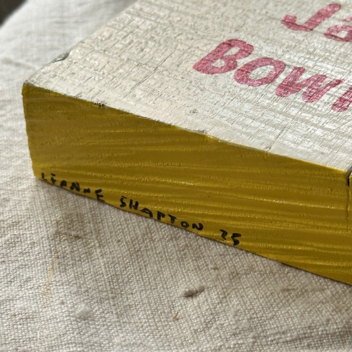 Leanne Shapton "2 Serious Ladies" Painted Wooden Book