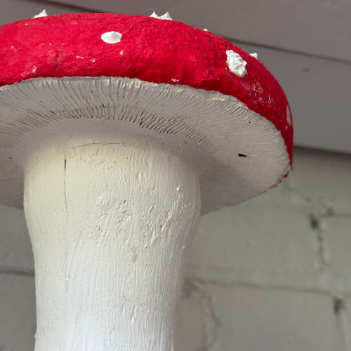 Handmade Wooden Mushroom Creation (#3) by Crystal Stone