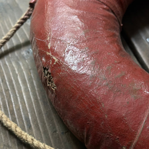 Early 20th-century Child's Red Life Preserver