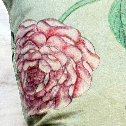 Custom John Derian for Pierre Frey "Le Paravent Chinois" Pillow in Original Green (#24)
