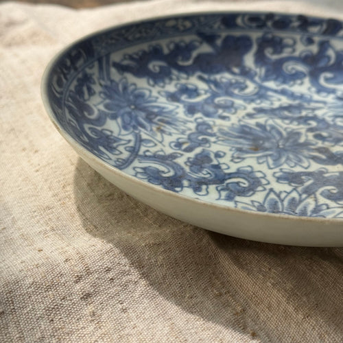 Late 17th-century Kangxi Period Porcelain Shipwreck Plate (#3)