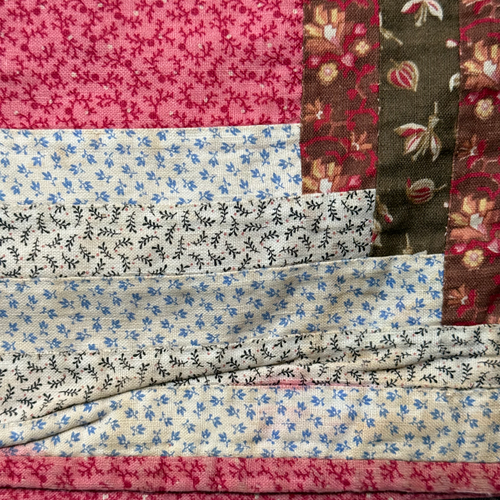 19th-century American Hand-Stitched Quilt #4