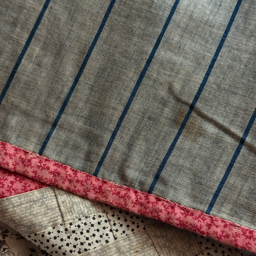 19th-century American Hand-Stitched Quilt #4