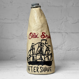 Papier-Mâché Old Spice Bottle #3