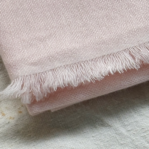 Noble Fibre Cashmere Gauze Scarf in #68 Desert Rose