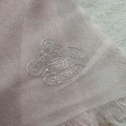 Noble Fibre Cashmere Gauze Scarf in #68 Desert Rose