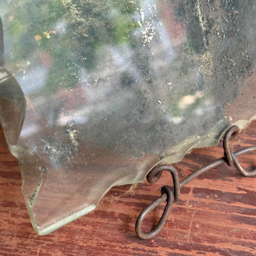19th-century Small Shaving Mirror #3