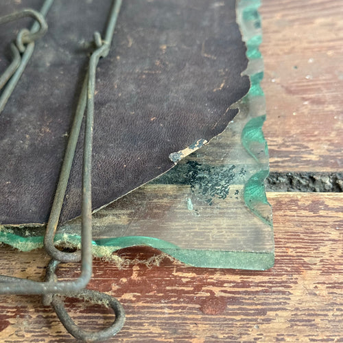 19th-century Small Shaving Mirror #3
