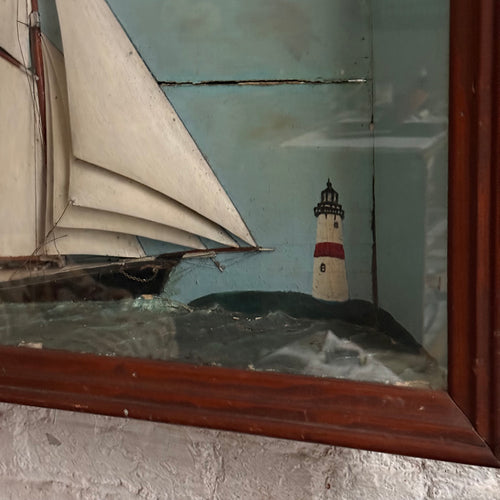Early 20th-century American Ship Diorama