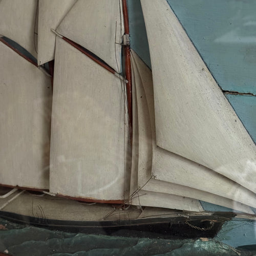 Early 20th-century American Ship Diorama