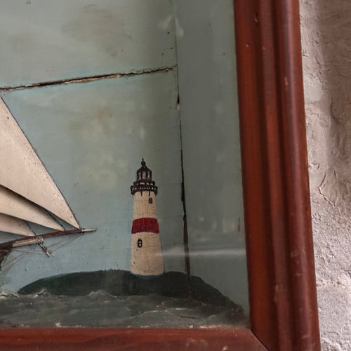 Early 20th-century American Ship Diorama