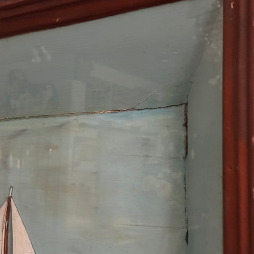 Early 20th-century American Ship Diorama