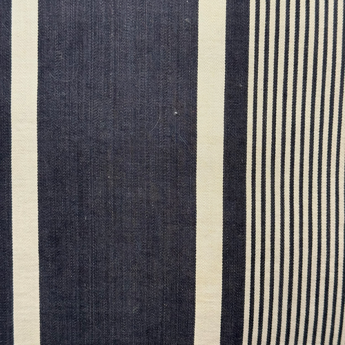 Custom 19th-century French Ticking Pillow (#4-02)