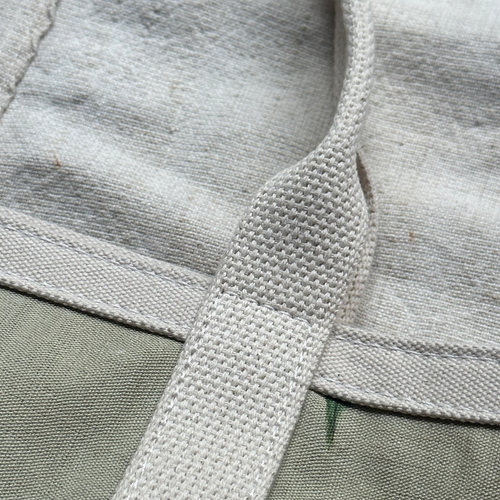 John Derian x Port Canvas Tote in Pierre Frey "Le Paravent Chinois" Small Fabric Tote in Chantilly Cream