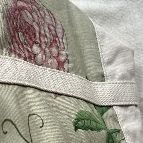 John Derian x Port Canvas Tote in Pierre Frey "Le Paravent Chinois" Small Fabric Tote in Chantilly Cream