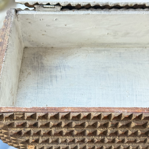 20th-century Tramp Art Box