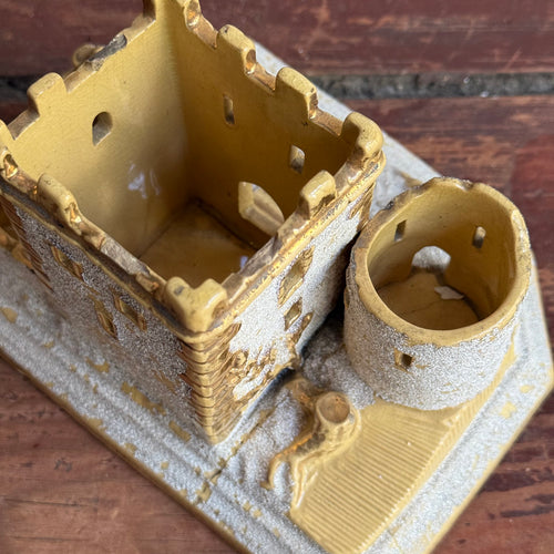 19th-century German Yelloware Smoking Stand (#3)