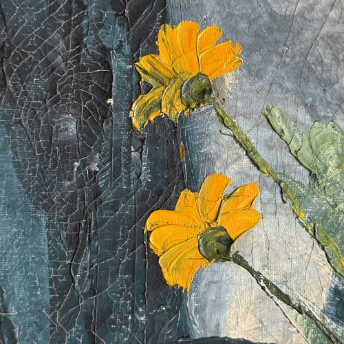 Mid 20th-century Dutch Floral Still Life Painting