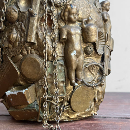 20th-century American Folk Art Memory Ware Jug