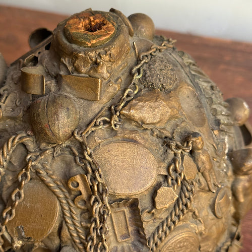 20th-century American Folk Art Memory Ware Jug