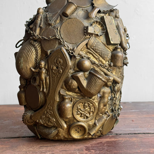20th-century American Folk Art Memory Ware Jug