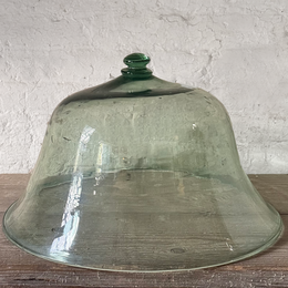 Large 19th-century French Glass Cloche de Melon (LG-03)