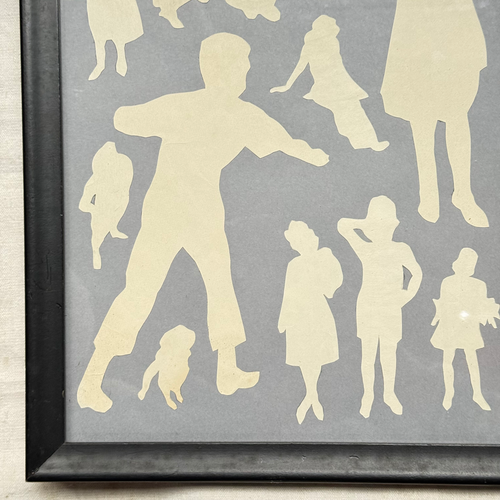 Framed Mike Miller Silhouette Collage #3